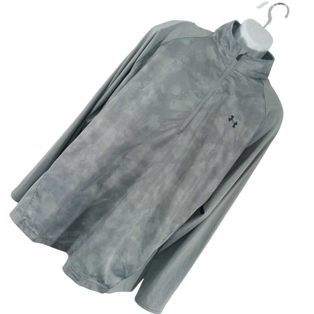 NWT! UNDER ARMOUR! MOTTLED GRAY ALL SEASON GEAR, DRY & LIGHT GOLF SHIRT! SZ 2XL - Picture 11 of 11